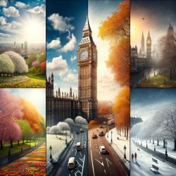 City Seasonal Backgrounds