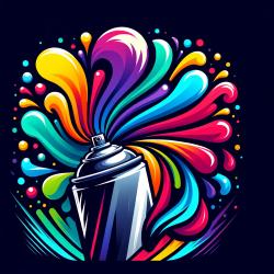 Graffiti Logo Artist: Color Burst